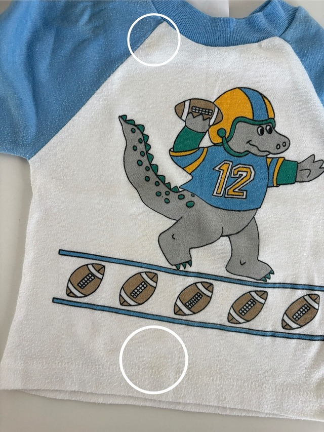 【9-12m・vintage 】USA製　ダイナソーラグランtee