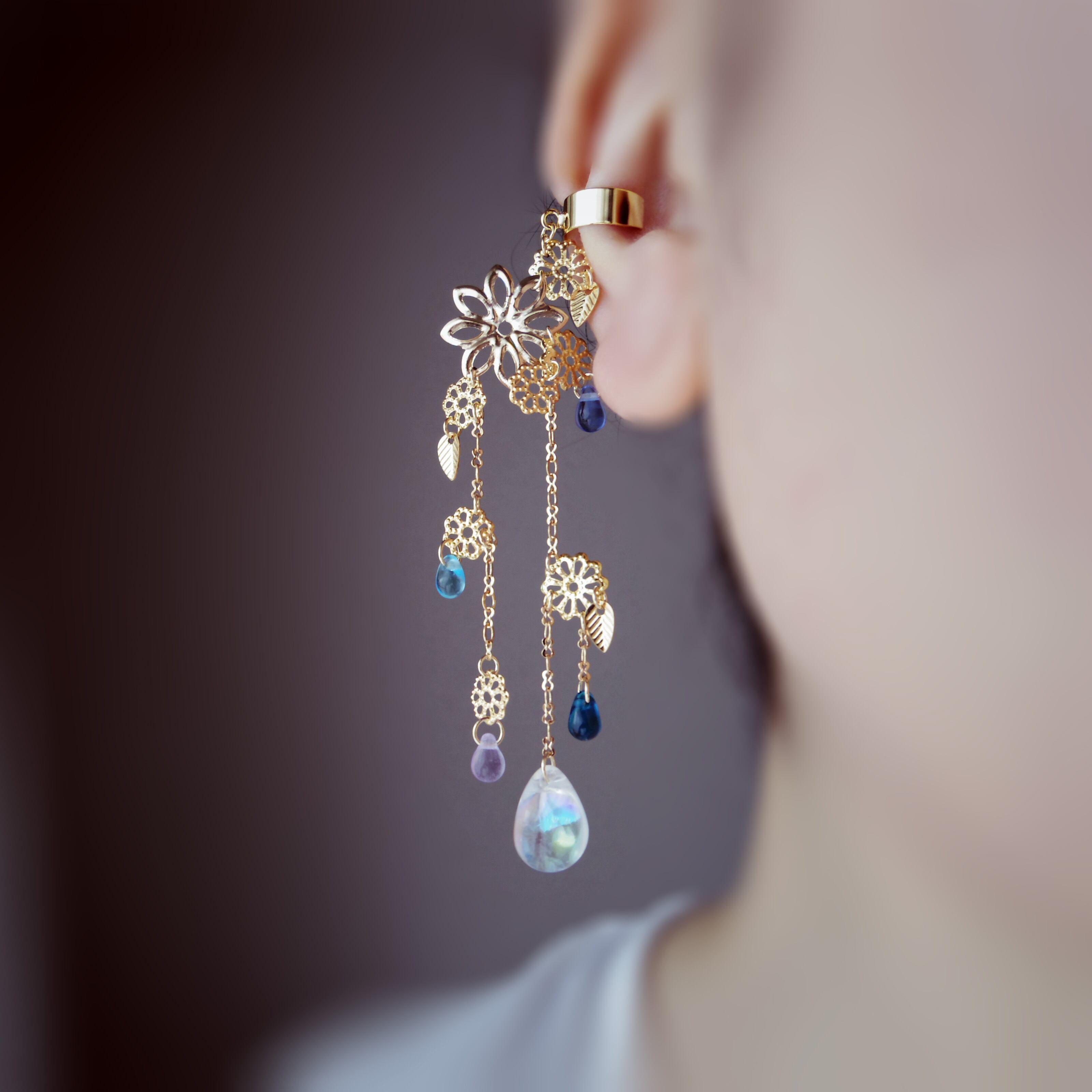 かたっぽイヤーカフ「たんたんと冷ゆ」