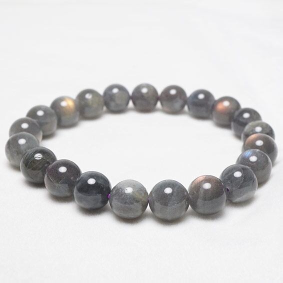 ピンク ラブラドライト ブレスレット 10mm 一点物 メール便送料無料 [M便 1/10] 111-25137