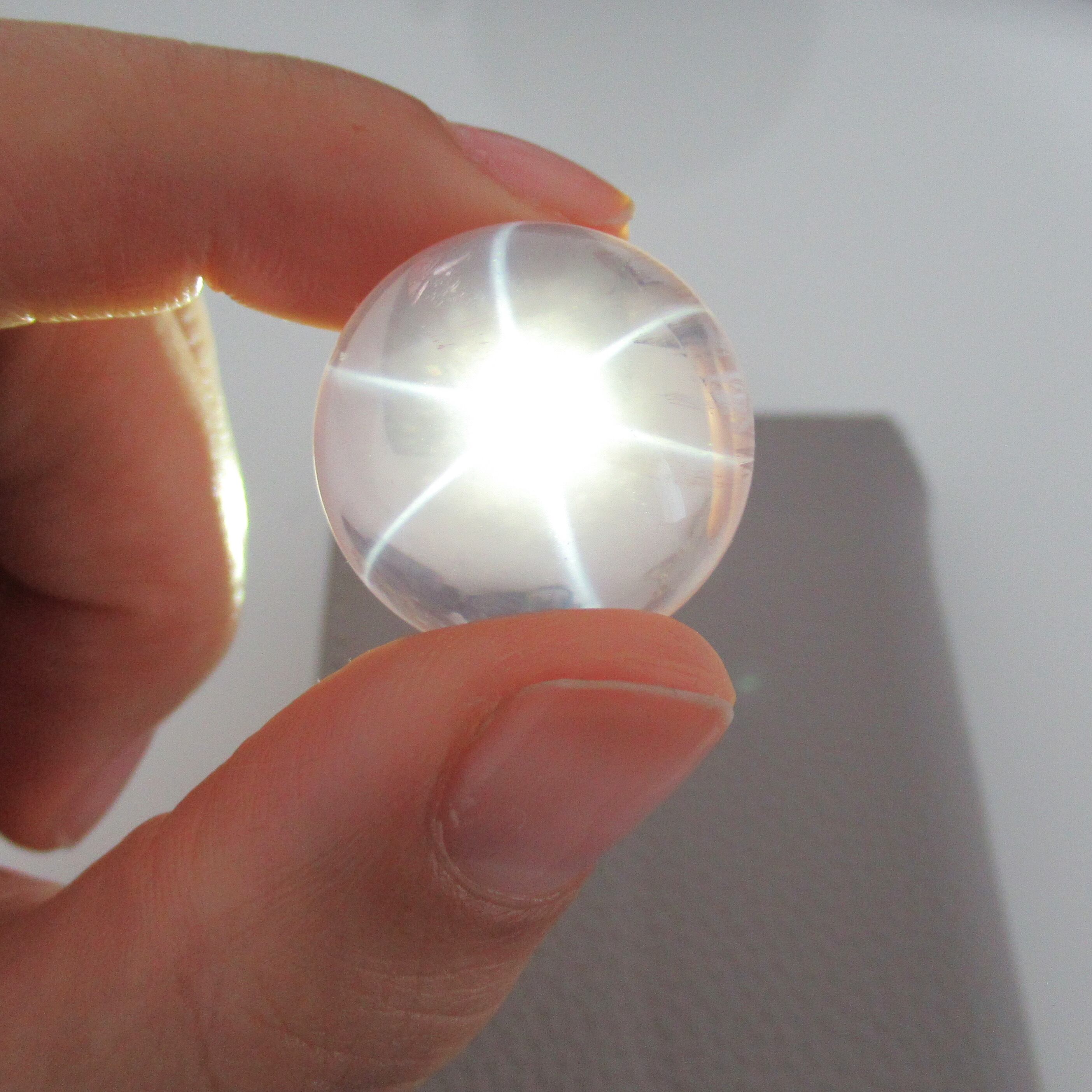 Star Rose Quartz Sphere 2