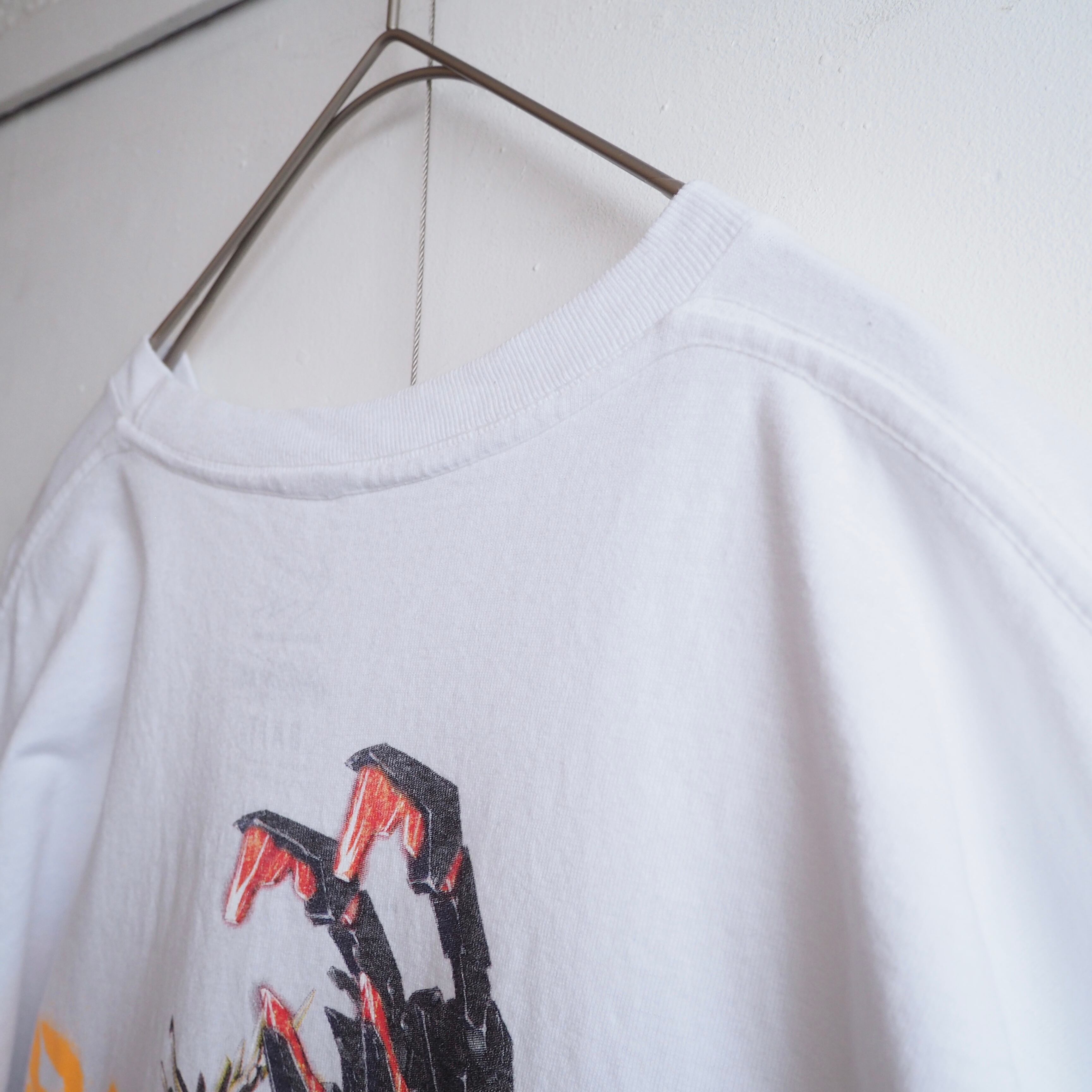 ” GUNDAM UNIVERSE ” ” BANSHEE NORN ” graphic printed loose Tee (made in Usa)