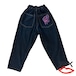 【SEX SKATEBOARDS/セックススケートボード】DOG GUY BAGGY DENIM PANTS デニムパンツ / BLACK / 14381