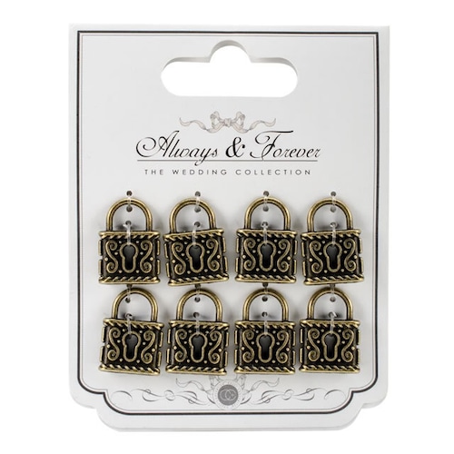 Metal Charms – Medium Vintage Padlocks