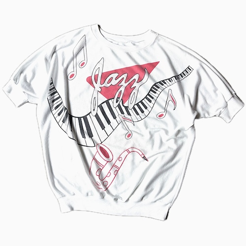 Vintage 80's "Jazz" Short Sleeve Sweat