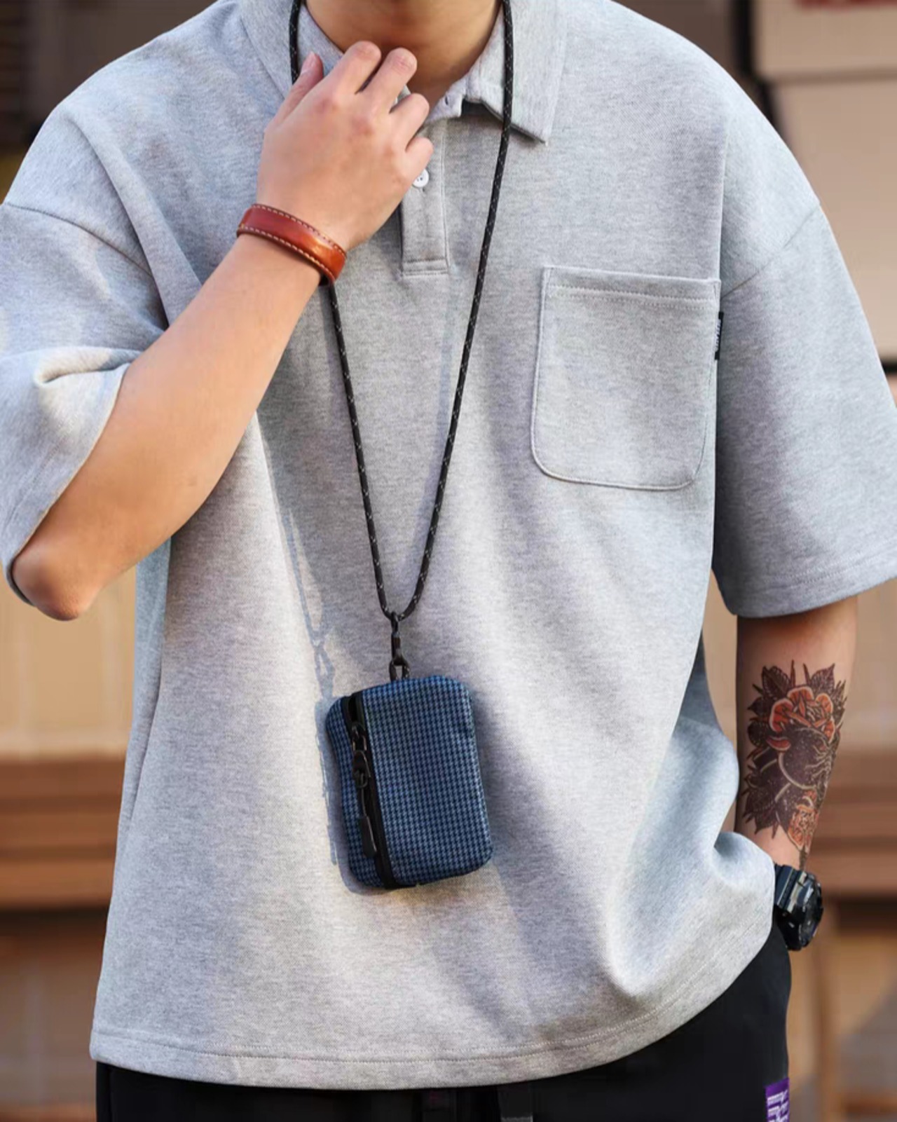 Heavyweight Polo Shirt with Pocket  K0312