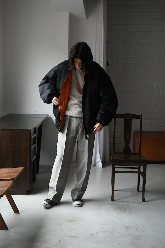 KAPTAIN SUNSHINE / Shoecut Slacks (Glen Plaid)