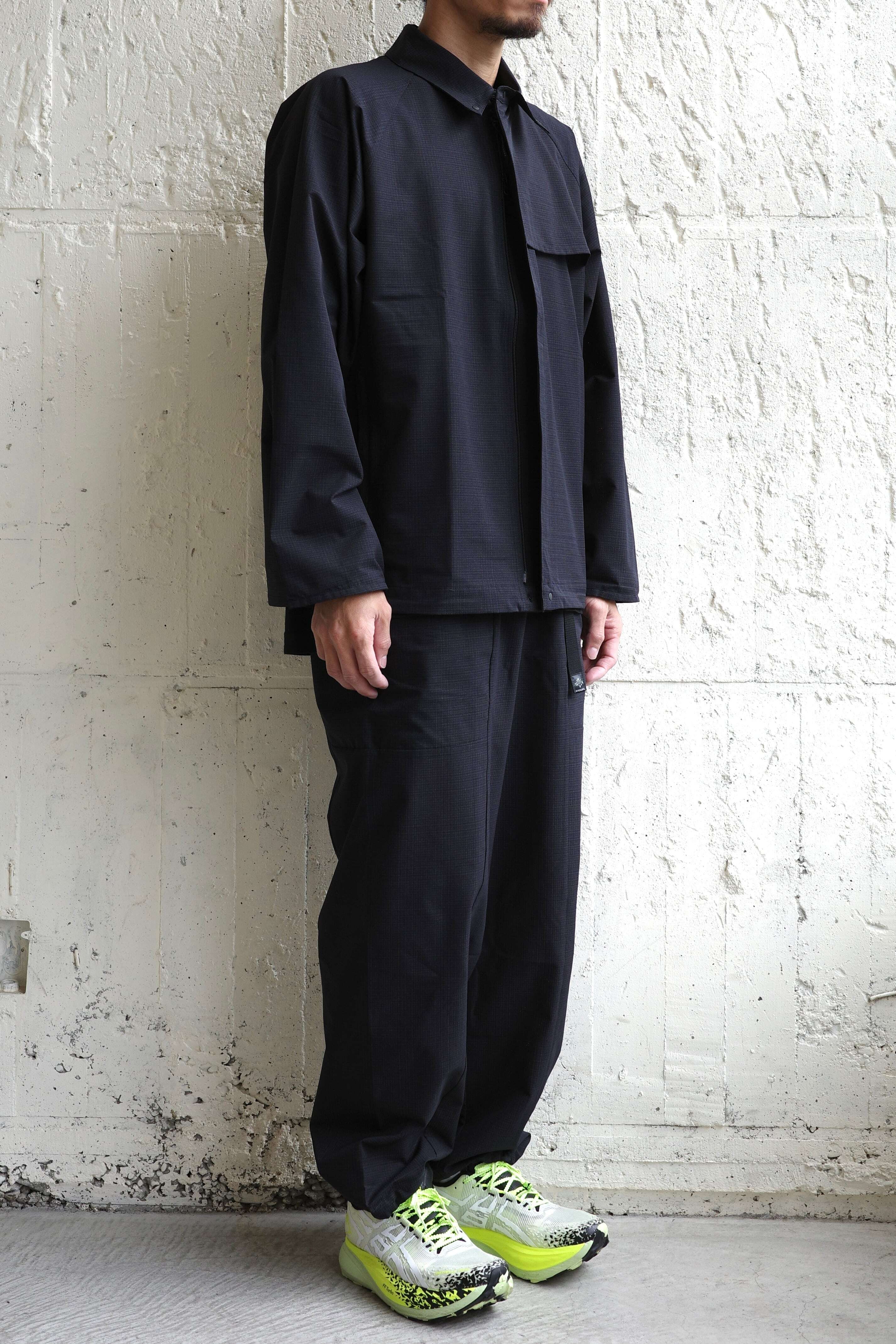 ウォーキング・ランニングウェア RYOGEN NOSTALGIC JACKET GLEN.BLACK RYOGEN(リョウゲン) 24FW NOSTALGIC JACKET | play field mountain