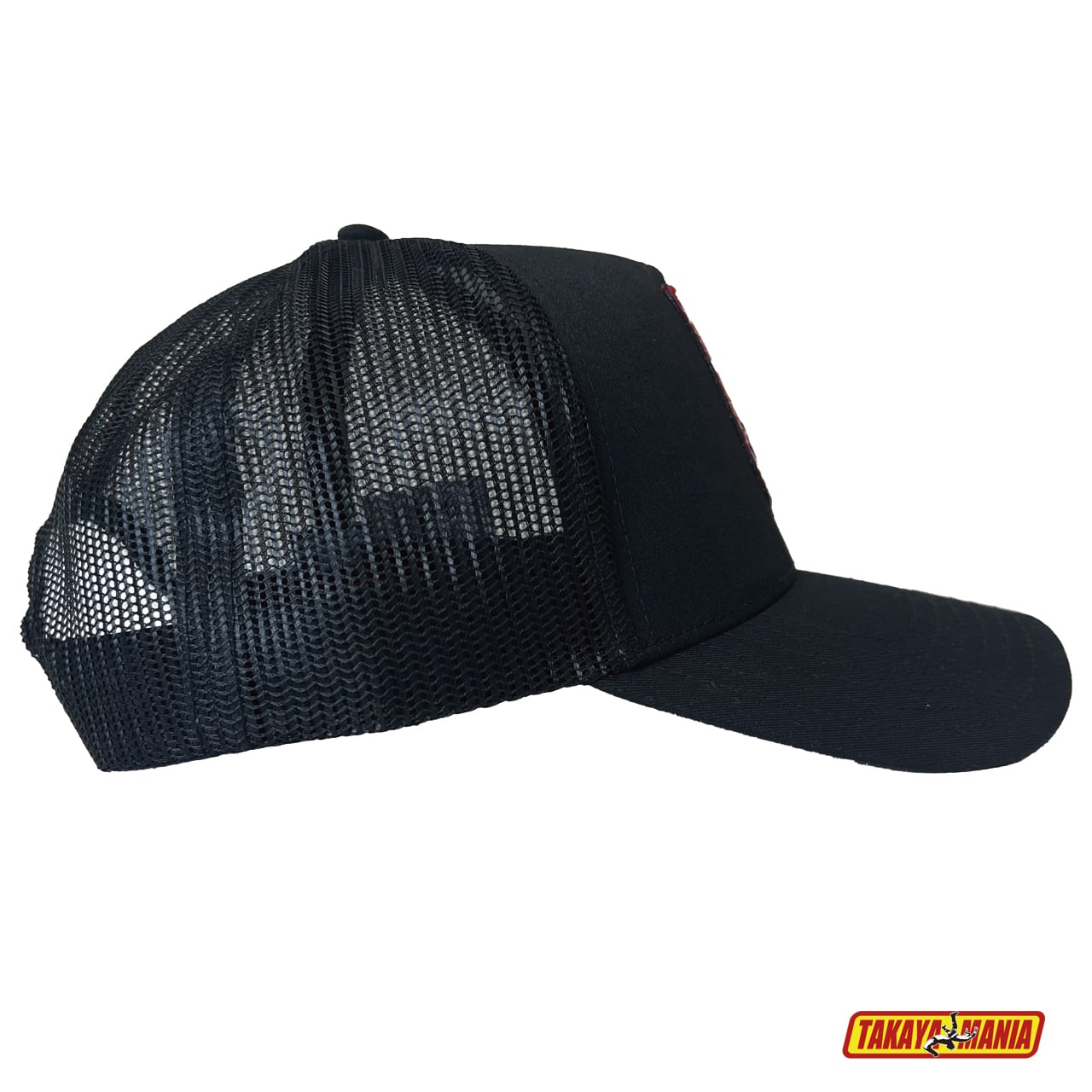 5 PANEL MESH TRUCKER CAP BLACK | TAKAYAMANIA