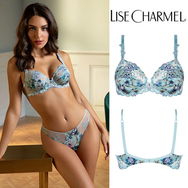 [J43ro] フルカップブラ(E) 品番ACJ6043 ※大きめ注意 【LISE CHARMEL】【リズシャルメル】【インポートランジェリー】