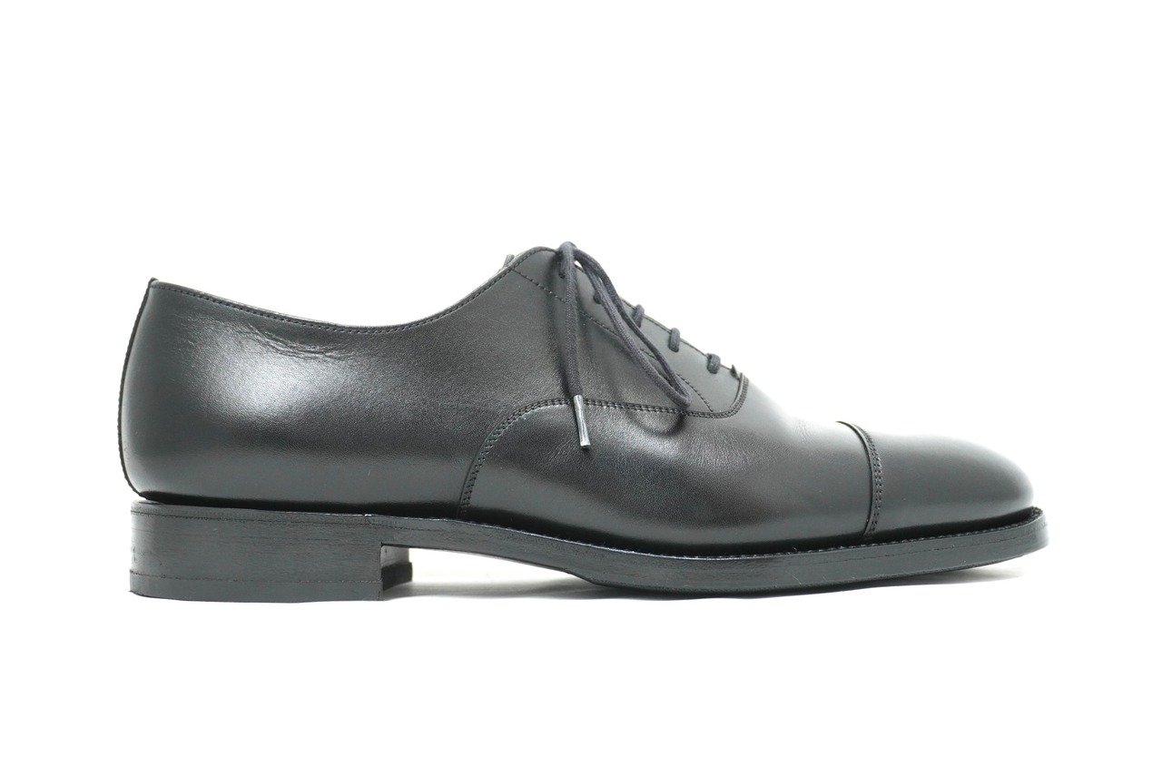 【J.M. WESTON】#300 Cap toe oxford shoes Black  5h E (Second Hand)