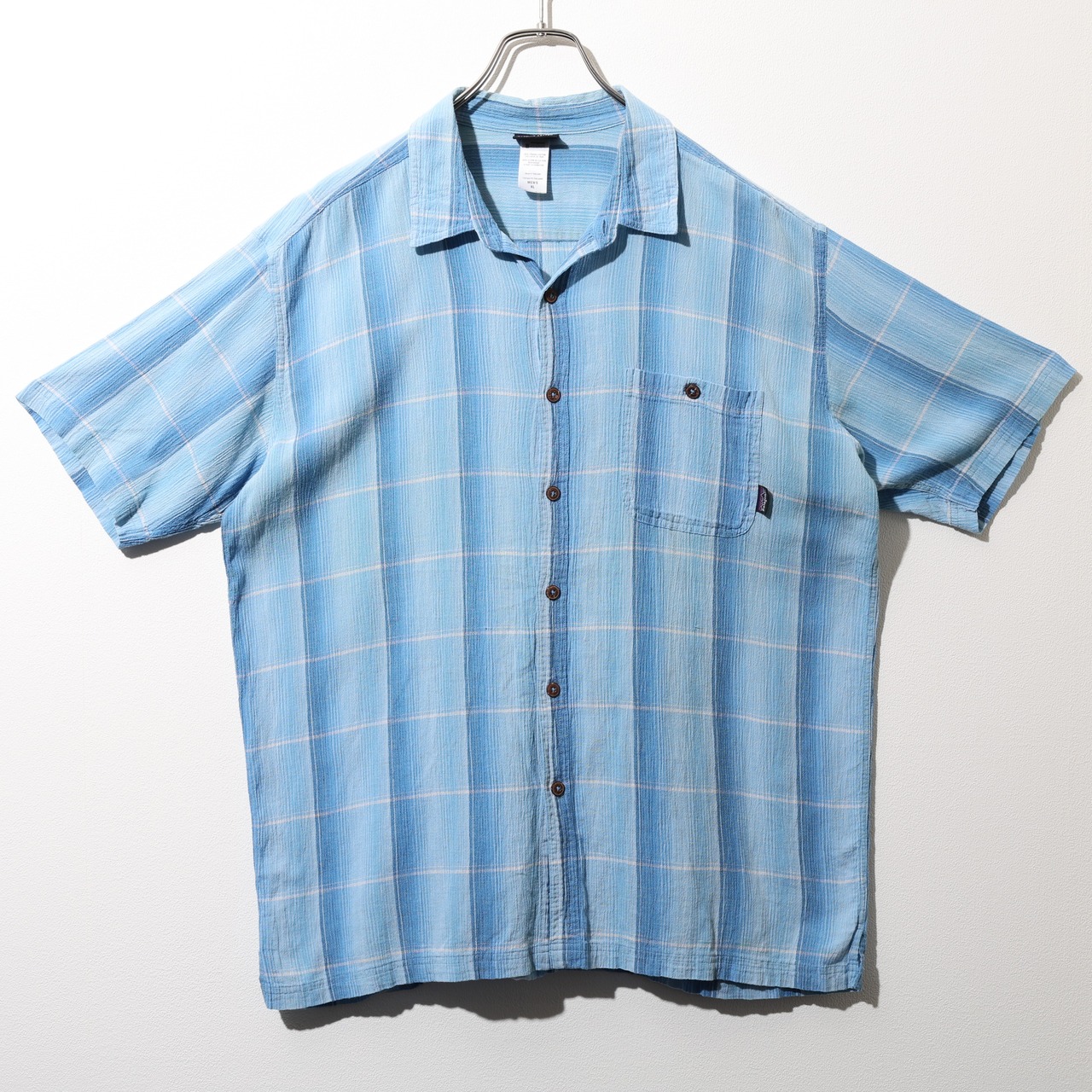 極美品 XL オンブレ 10年 A/C Yarn Dye Shirt Patagonia ACシャツ ヤーンダイ パタゴニア