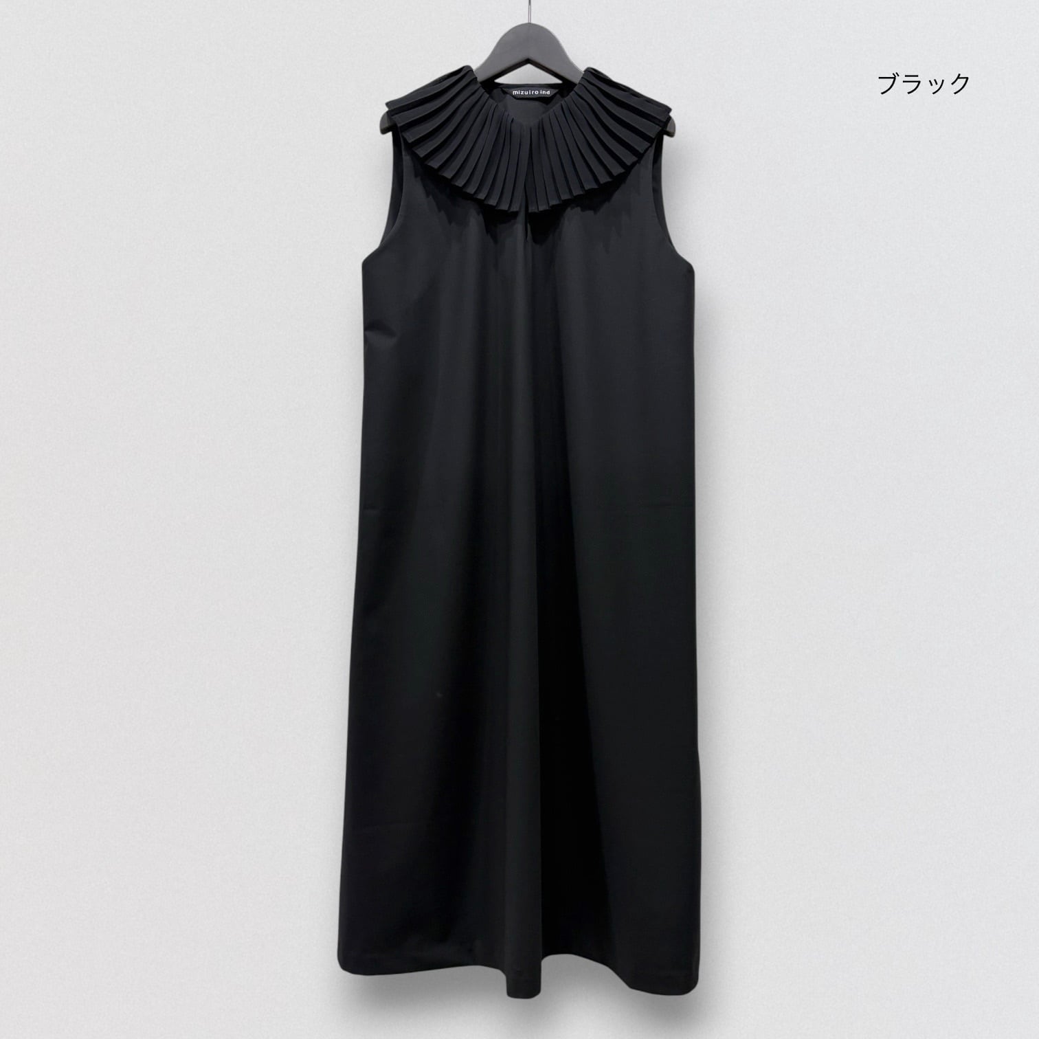 mizuiro ind pleats collar sleeveless one piece | CoCo Cuore
