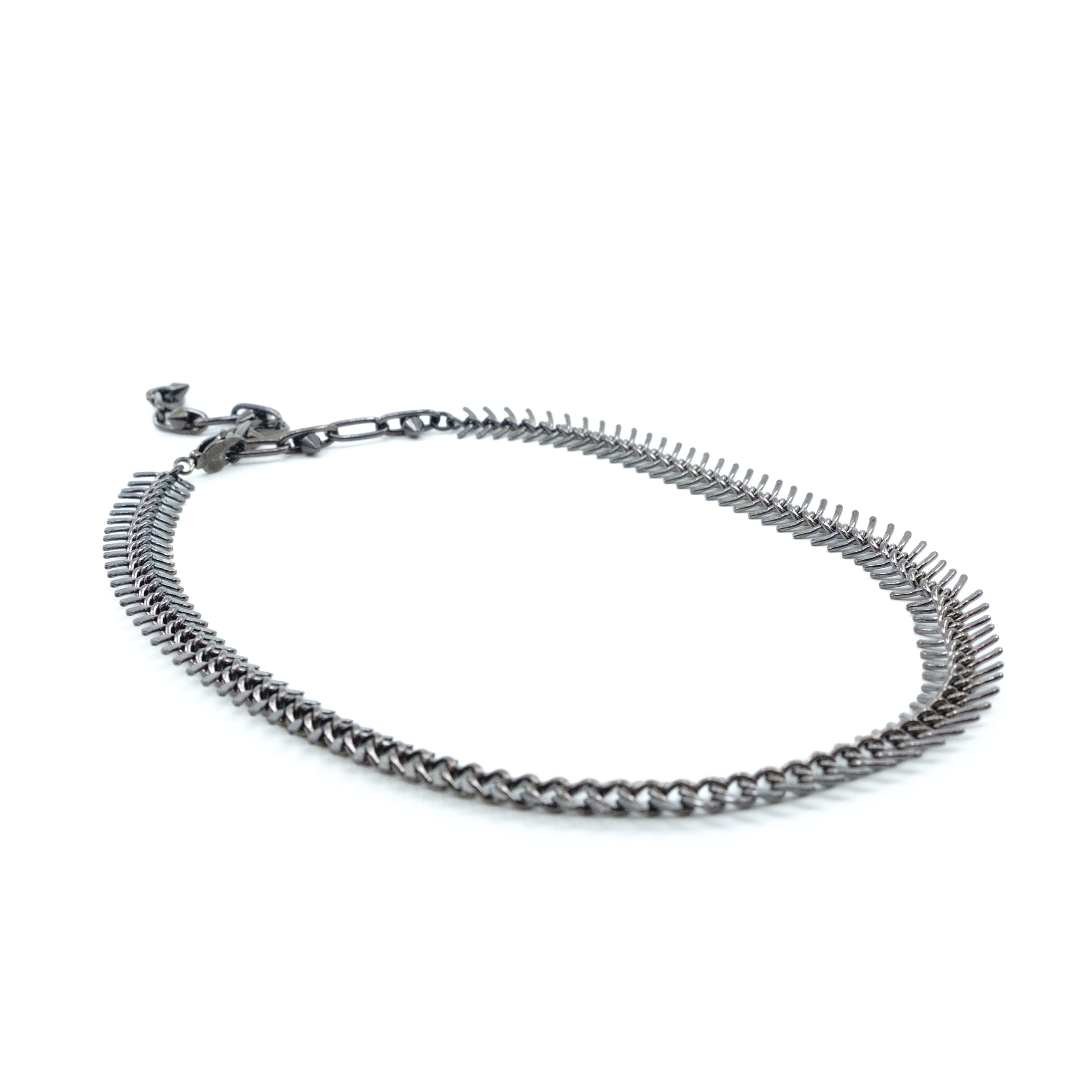 2025 1st】gunda<ガンダ>SKELETON 2 NECKLACE/BLK[スケルトン 2