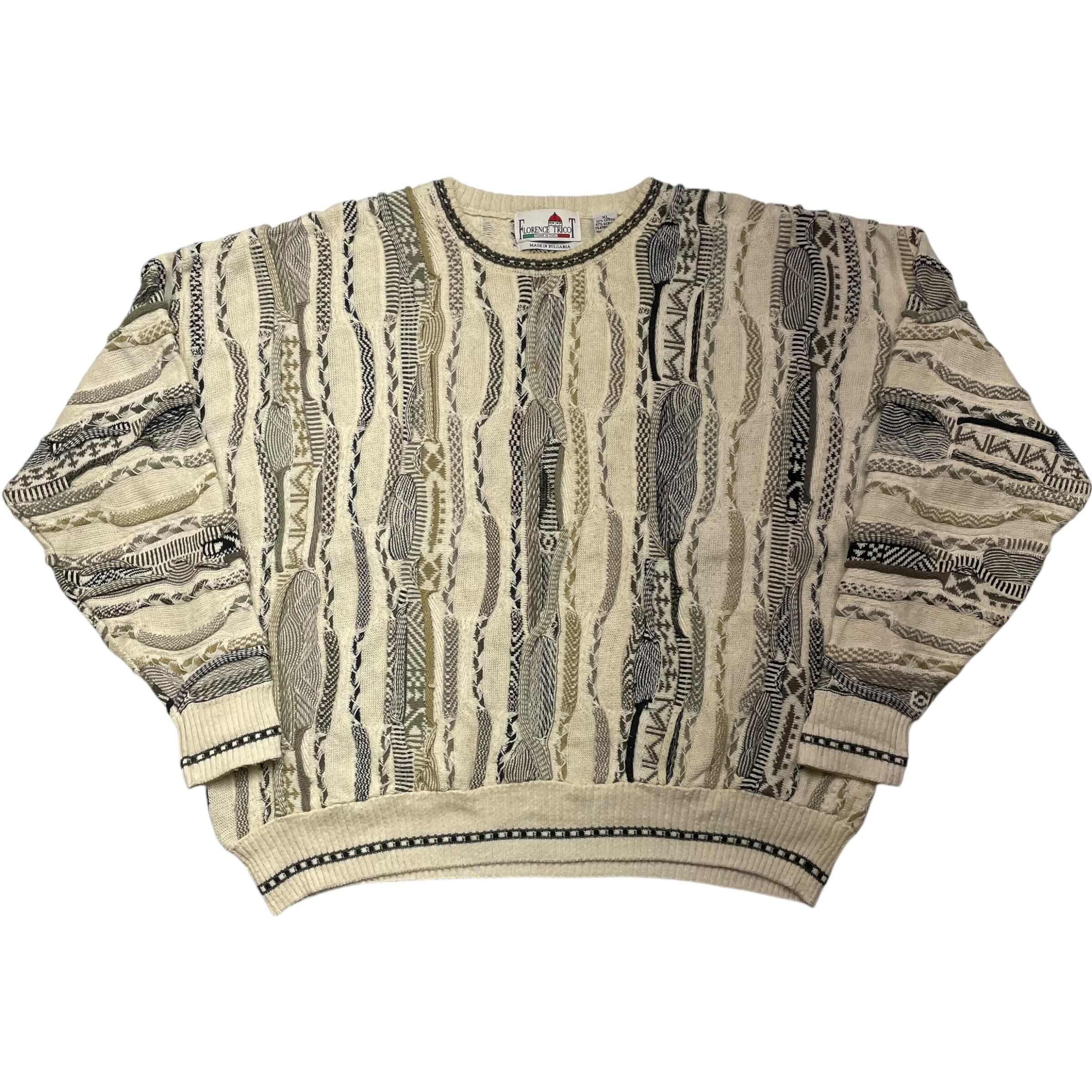 《XL》FLORENCE TRICOT 3Dニット 総柄 no.4686