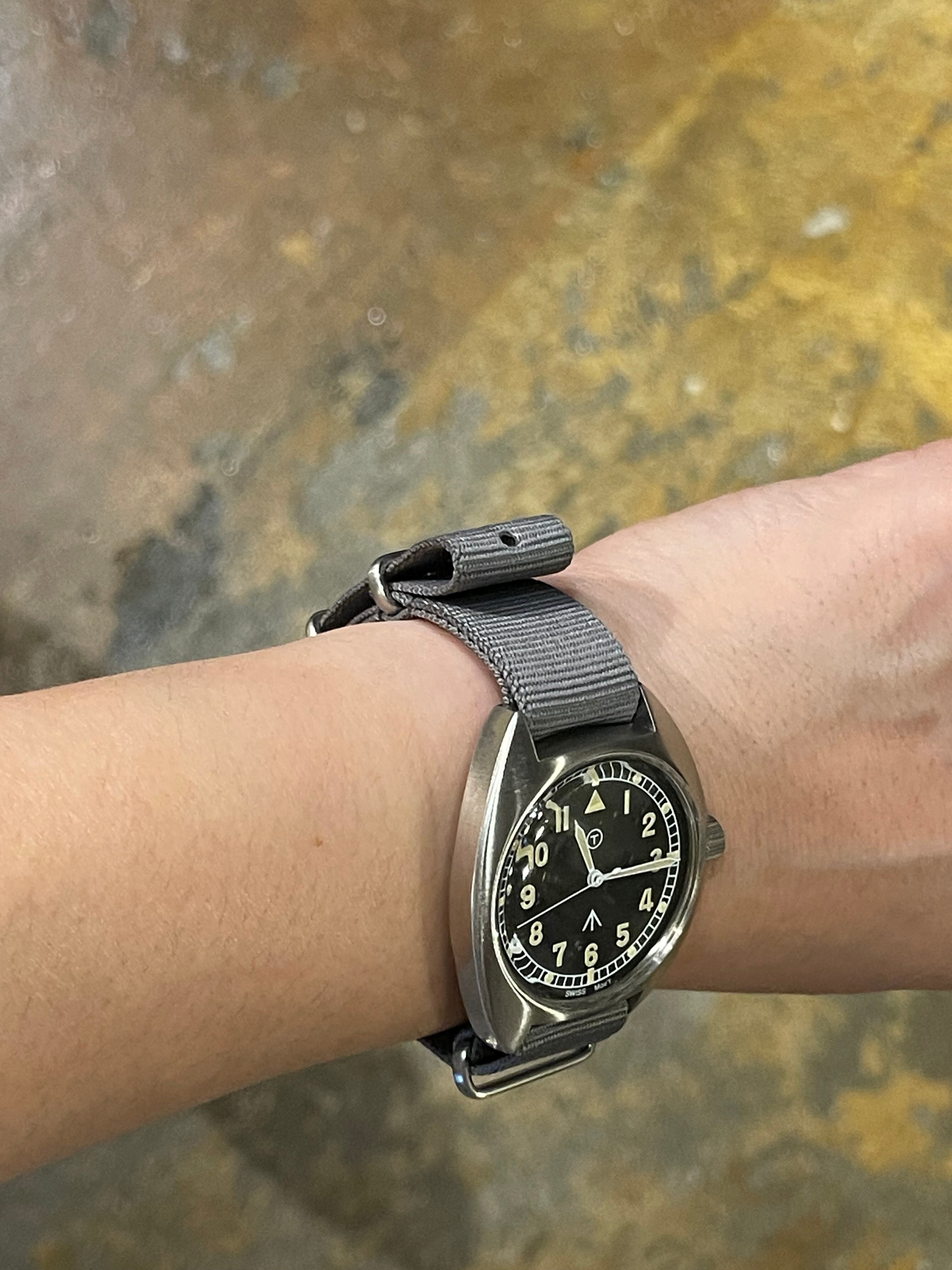NAVAL WATCH Naval military watch Mil.-02 Royal Air Force type