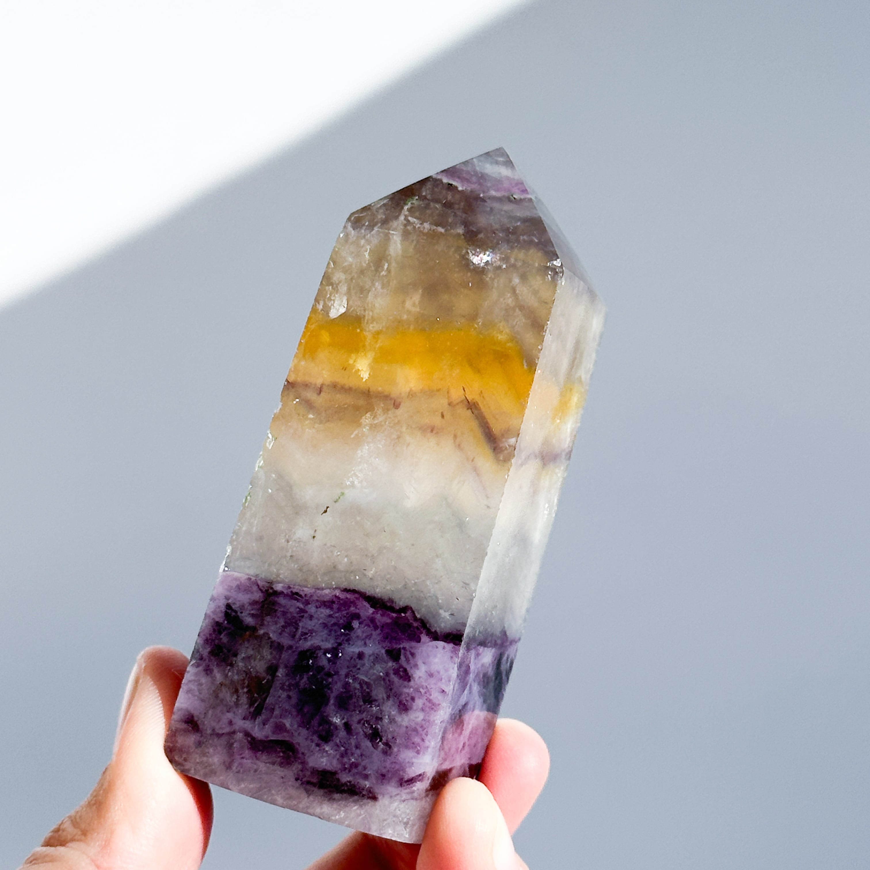 レインボーフローライト タワー15◇ Rainbow Fluorite ◇天然石・鉱物