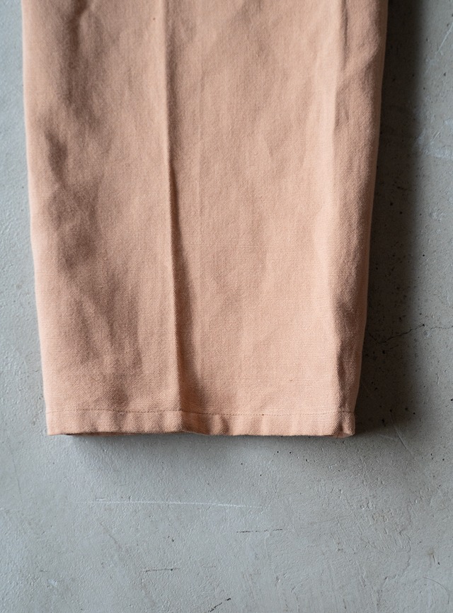 "PARK MILLER" 1990s Linen cotton 2tuck trousers