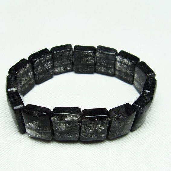 ブラックルチル バングル 黒針ルチル   111-16731