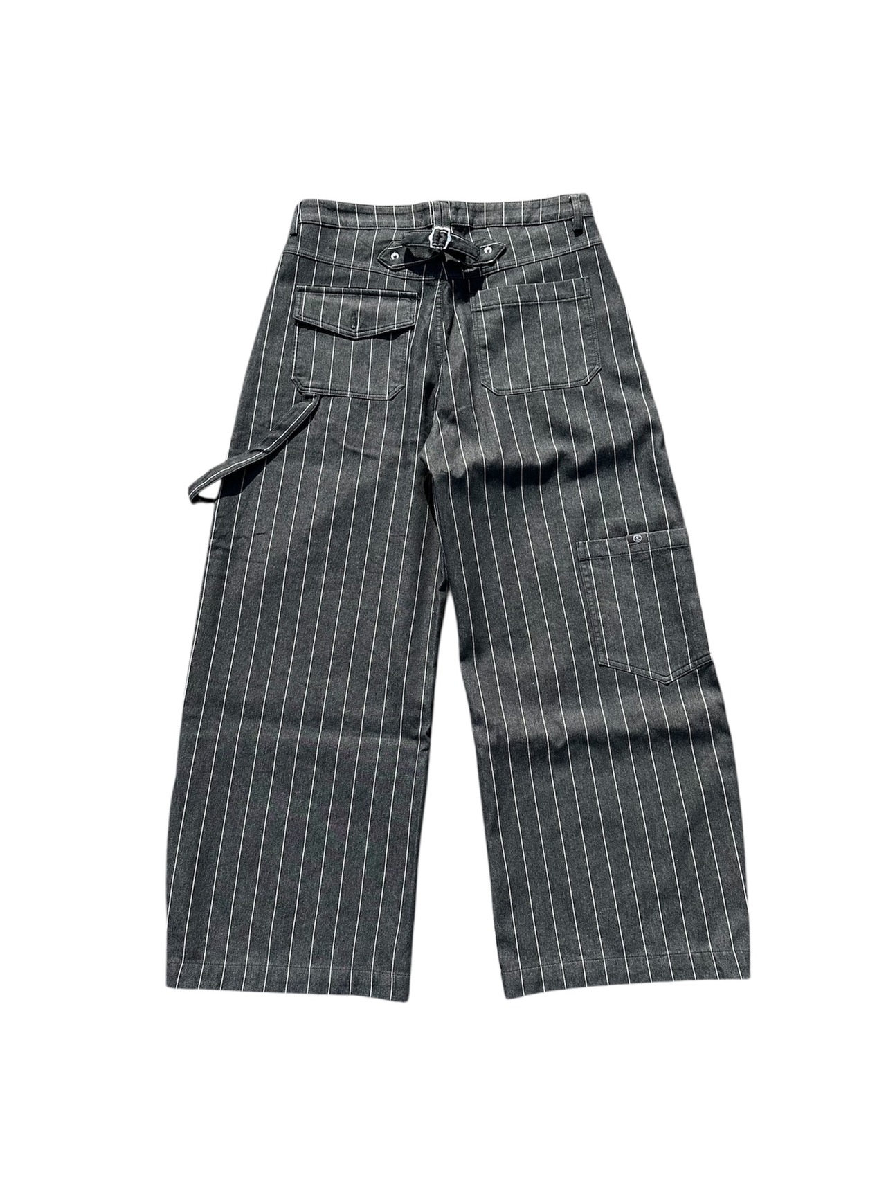 Classic Cinch Stripe Wide Pants