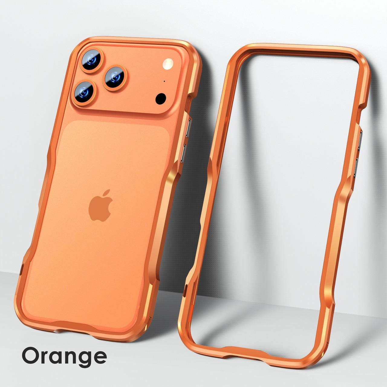 ◆iPhone 17/Pro/Pro Max/Air◆ Minimal Curve Metal Frame Case / ミニマル カーブ メタル フレーム スマホケース