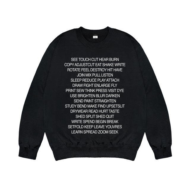 Word Crewneck Sweat