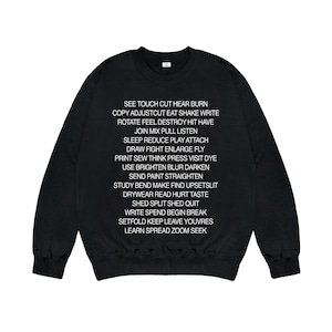 Word Crewneck Sweat