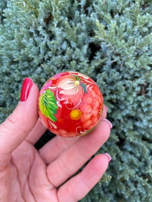 ペトリキウカ塗りのイースター・エッグ　ホメンコ作