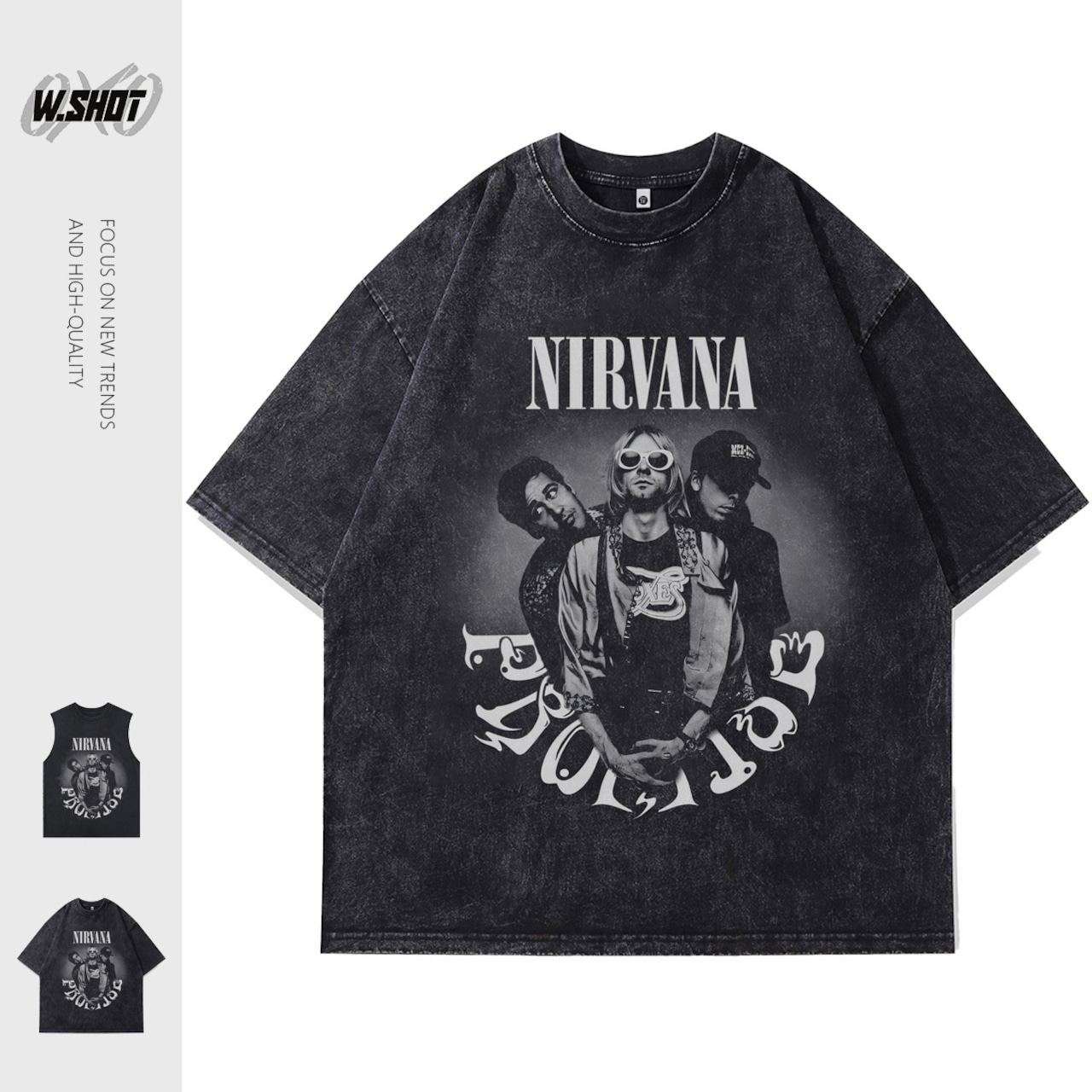 VINTAGE ストリート NIRVANA バンドTシャツ T911