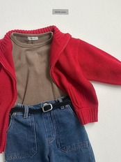 〖取寄〗韓国子供服 / 26winter / Digreen / スエードベルト / キッズ / 冬服 *onesize*
