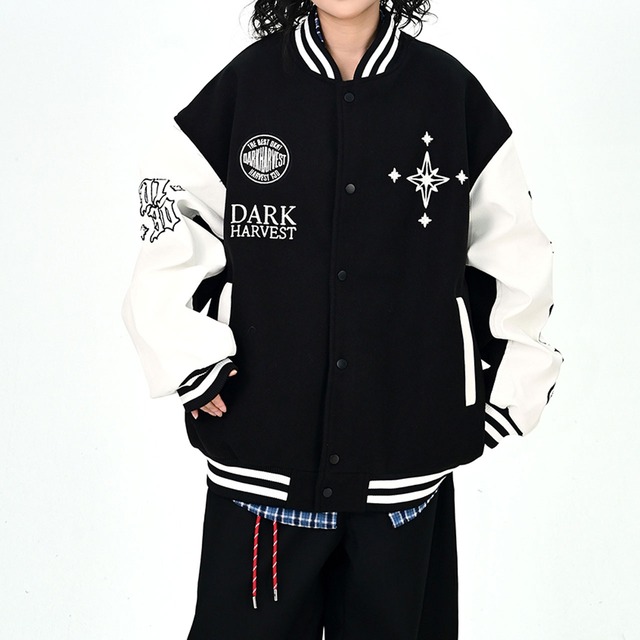 ダークエンブレムカレッジスタジャン 2col R01135