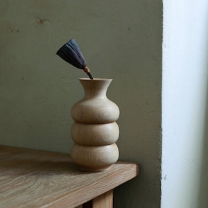 Bosaoji Flower vase 一輪挿し カシ