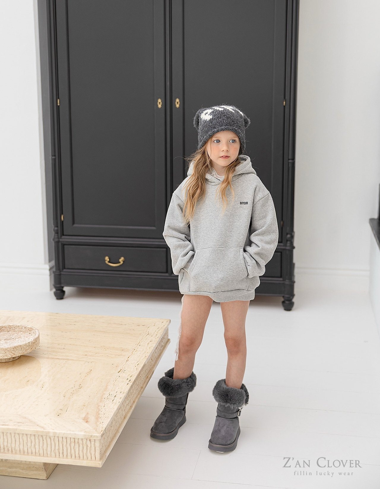 ZAN CLOVER［取寄］velour shirring short pants 26winter