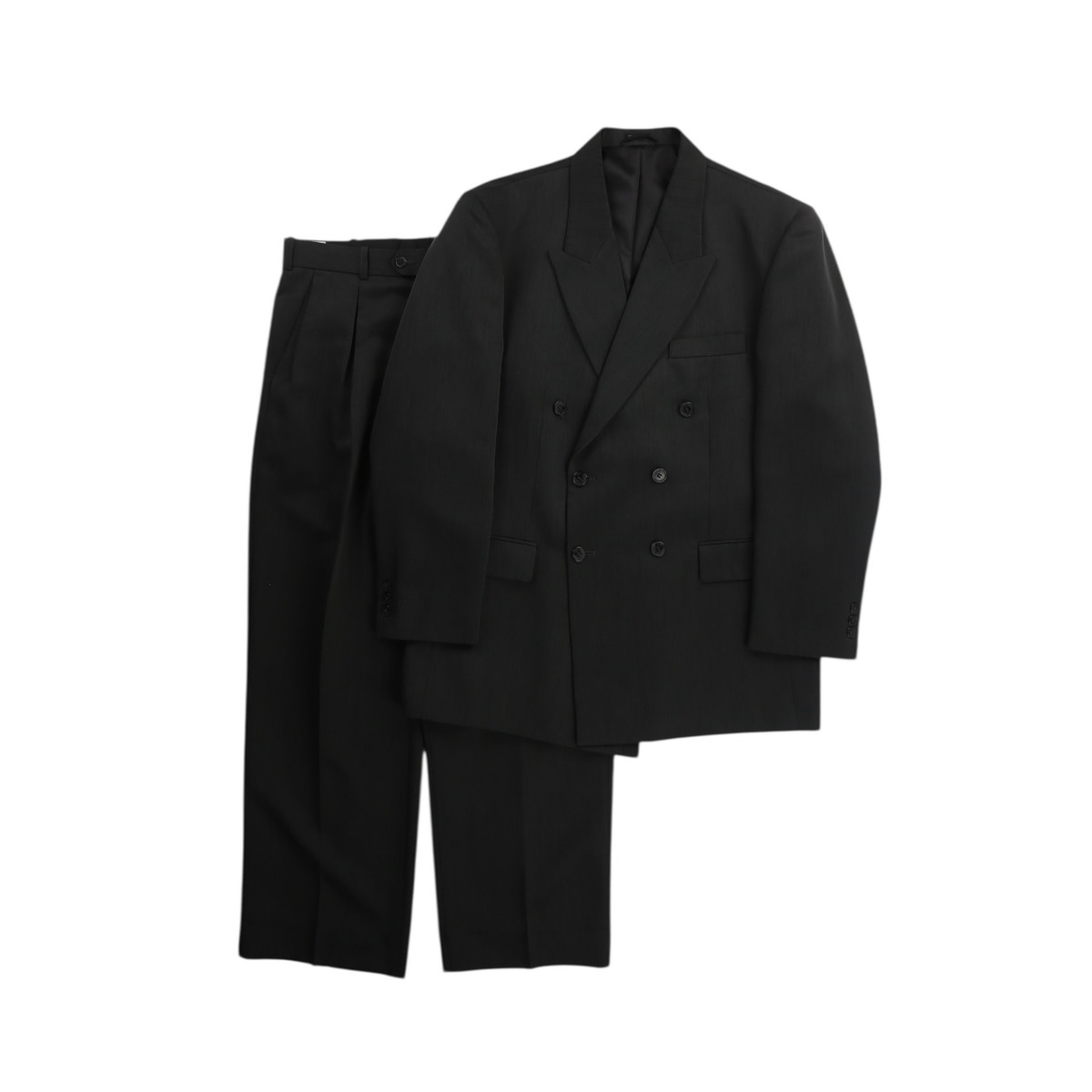 1990s gray color double tailored jacket setup【COOT-3247】 | cv