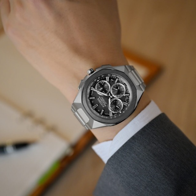 【ウォッチケースプレゼント】CITIZEN ATTESA シチズン アテッサ ACT Line スーパーチタニウム エコドライブ GPS衛星電波時計 メンズ腕時計 CC4104-53E