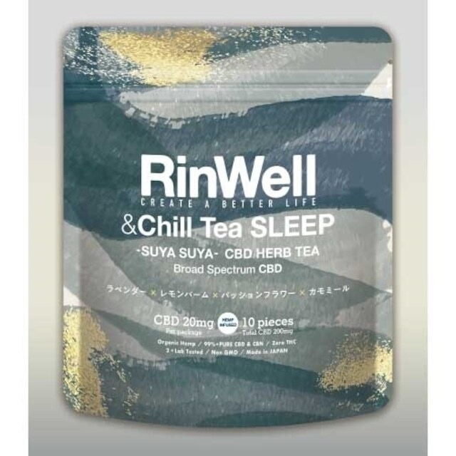 RinWell CBDハーブティーChill Tea SLEEP -SUYA SUYA-