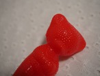 カラフルプラスチック ドイツのベア 赤いつぶつぶタイプ(目なし) 画像13