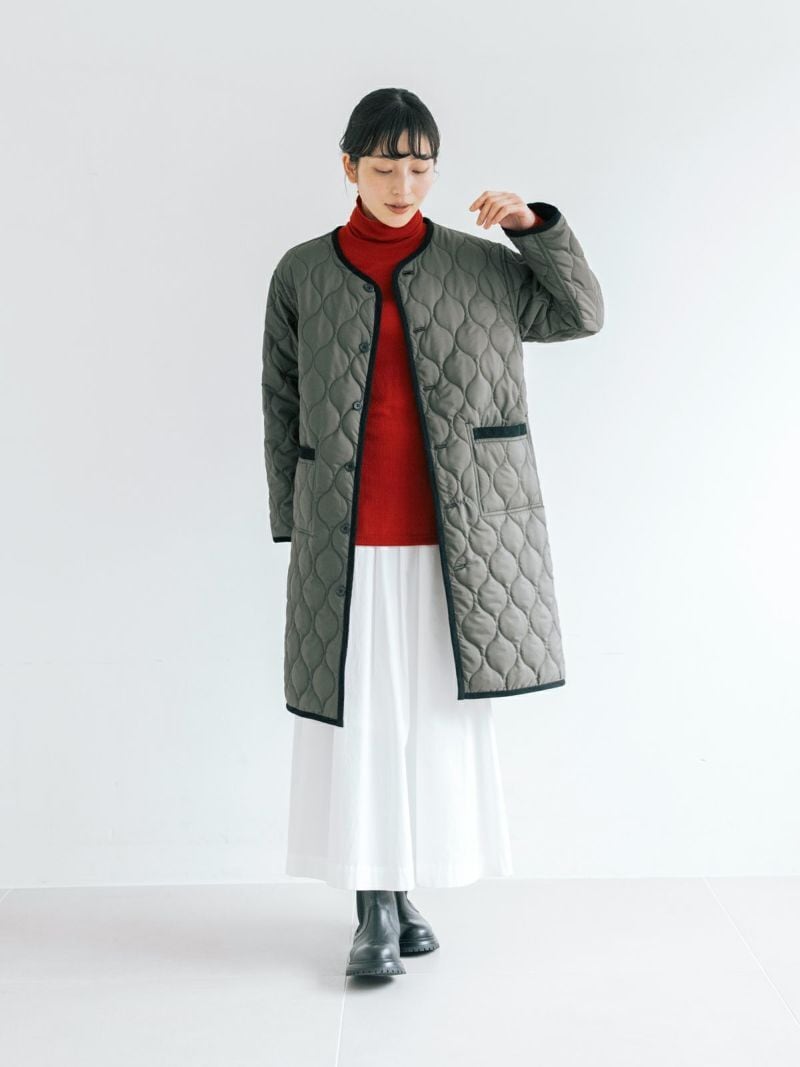 PONT DE CHALONS ：洗えるキルティングリバーシブルコート | Blanco