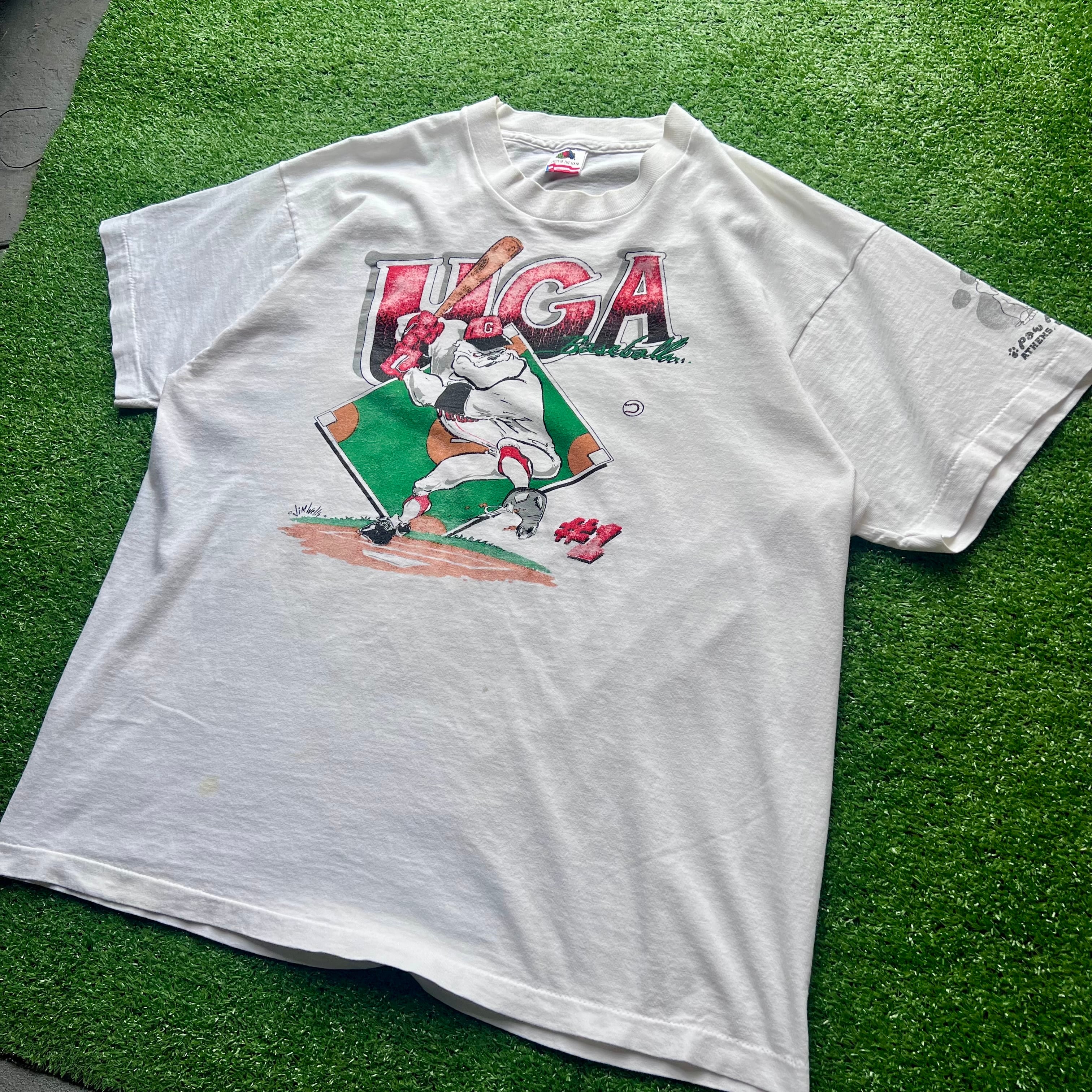 MLB 1990年 USA製 ジョージア大学 野球チーム Tシャツ | 古着屋 SATO-サト-