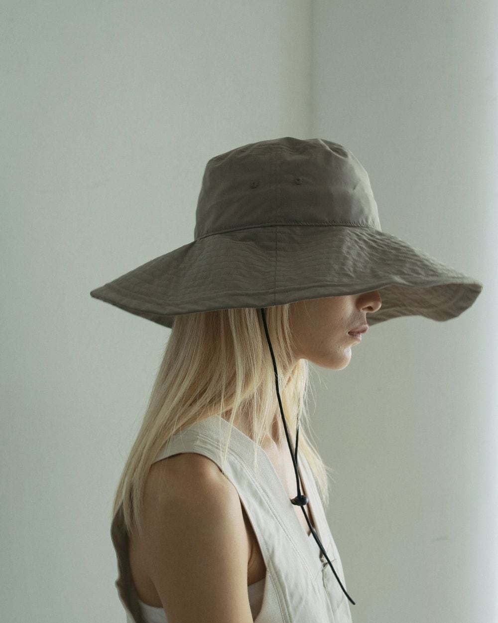 anuke(アンヌーク) Stich Brim Hat | サウスオレンジ｜メンズ