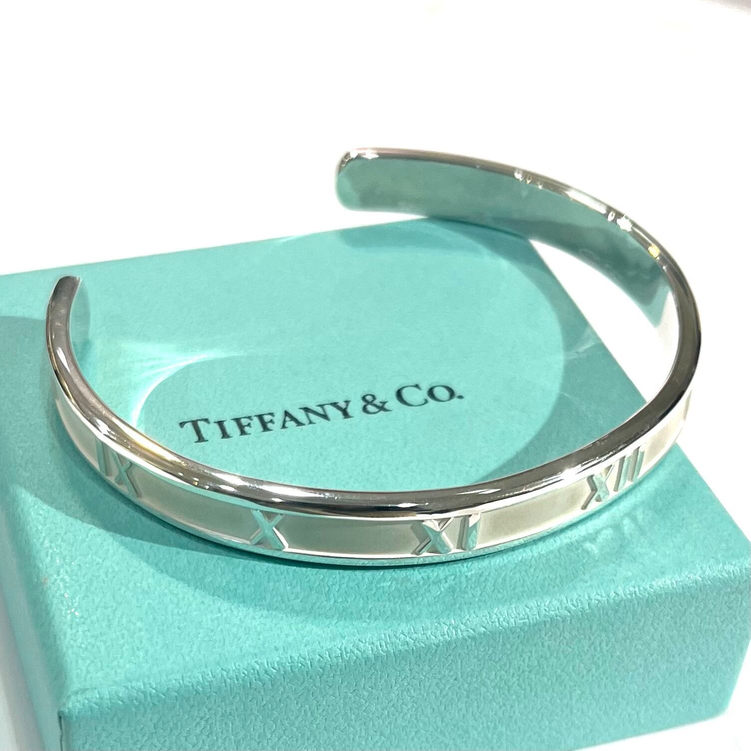 TIFFANY&CO】2976 ティファニー アトラス オープンバングル/シルバー TIFFANY&CO】2976 ティファニー アトラス オープンバングル/シルバー