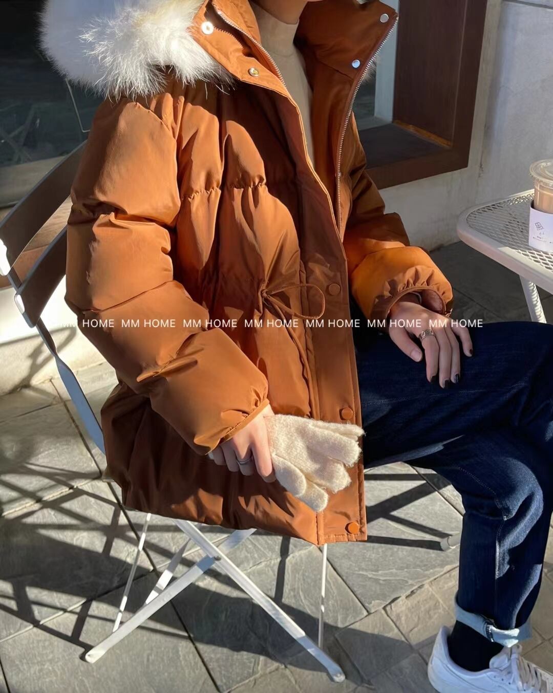 フードファー付きジャケット　AJ42441-8887