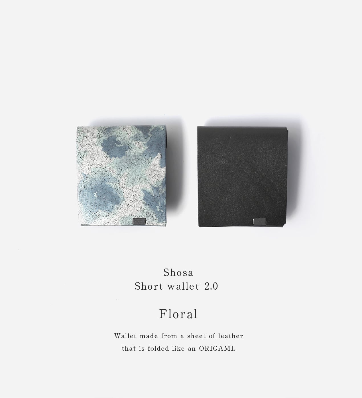 睡蓮画 フローラル(&ブラック) ショートウォレット2.0 | 所作 Shosa 睡蓮画 フローラル(&ブラック) ショートウォレット2.0 | 所作 Shosa