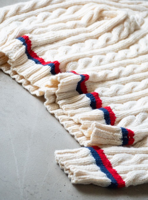 "JOHNNY LEWIS" 1980s Tilden knit