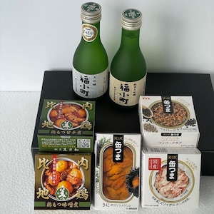 極上缶詰セレクションシリーズ　日本酒と極上缶詰セット松