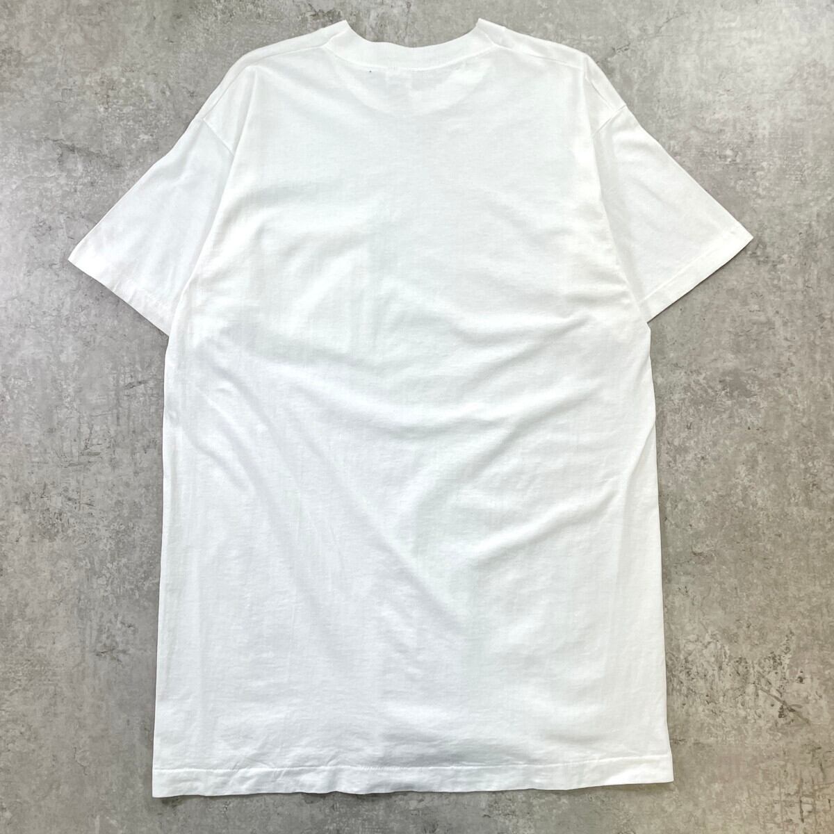 90年代 USA製 LET FREEDOM RING プリントTシャツ 胸ポケT メンズM~L