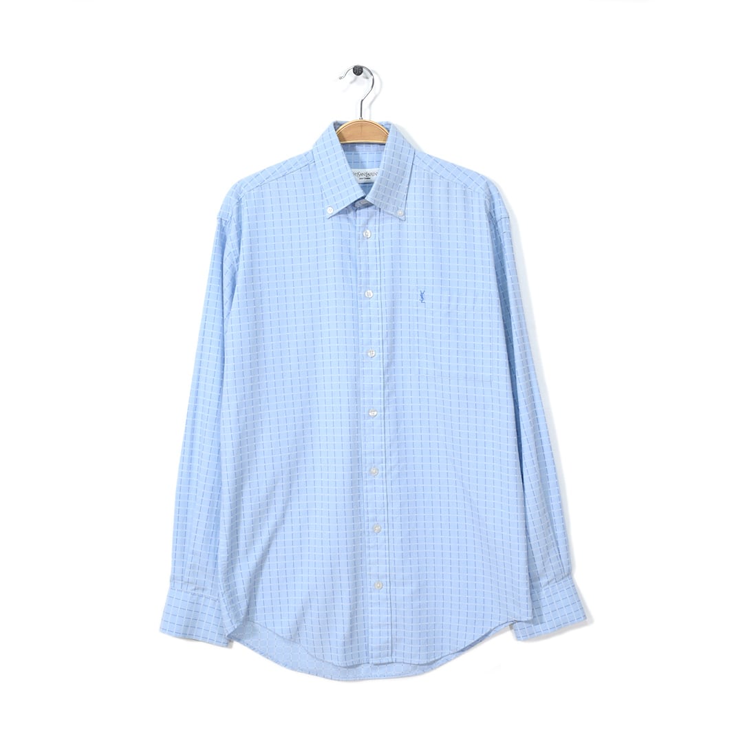 YVES SAINT LAURENT イヴサンローラン 長袖 シャツ ホワイト 白 L  