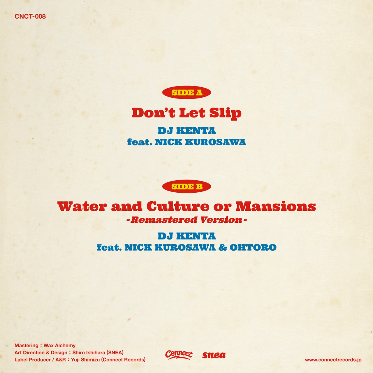 Don't Let Slip / DJ KENTA feat Nick Kurosawa