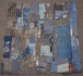 1874 ボロ 襤褸 藍染 木綿 古布 藍無地 縞 絣 筒描き 継ぎ接ぎ 継ぎ当て アンティーク ヴィンテージ 昭和レトロ BORO JAPAN VINTAGE