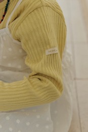 【取寄】MOME ベラリブTシャツ｜秋服｜韓国子供服｜ 26/AT