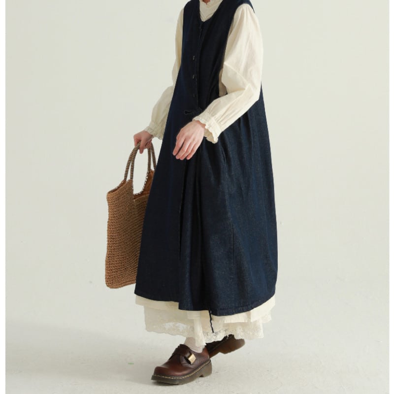 デニムワンピース M1210